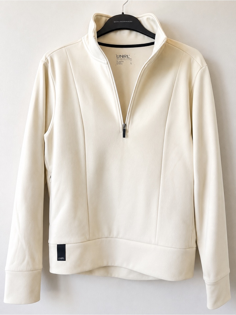UNRL Women's LuxBreak Half-Zip Pullover - Coconut color